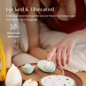 Вакуумний кліторальний стимулятор Womanizer Liberty 2 Sage, 8 режимів, магнітна кришечка