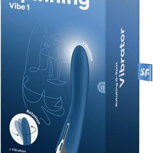 Вібратор точки G з обертанням Satisfyer Spinning Vibe 1 Blue, 2 мотори