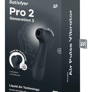 Вакуумний кліторальний стимулятор Satisfyer Pro 2 Generation 3 with Liquid Air Dark Grey