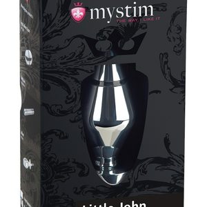 Металева анальна пробка Mystim Little John для електростимулятора, діаметр 4см