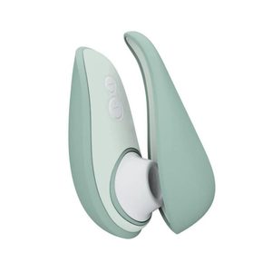 Вакуумний кліторальний стимулятор Womanizer Liberty 2 Sage, 8 режимів, магнітна кришечка