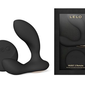 Масажер простати LELO Hugo 2 Remote Black, 2 мотори, дуже потужний, пульт ДК