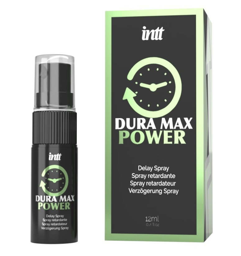 Пролонгатор-спрей Intt Dura Max Power (12 мл) з охолоджувальним ефектом, без лідокаїну, з пантенолом