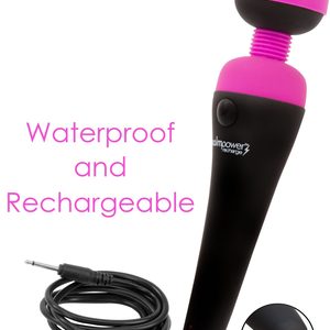 Вібромасажер PalmPower Recharge Pink, перезаряджуваний, гнучка головка, тревел-замок