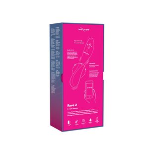Смарт-вібратор We-Vibe Rave 2 Twisted Pleasure Pink, для точки G та входу в піхву, 2 мотори