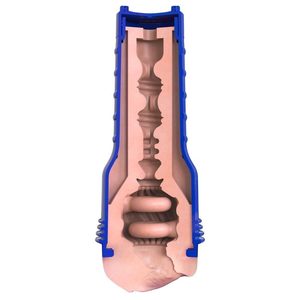 Мастурбатор-вагіна Fleshlight Boost Bang Light Medium Flesh, плаваючі кільця Turbo Tech