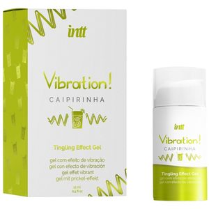 Рідкий вібратор Intt Vibration Caipirinha (15 мл), густий гель, дуже смачний, діє до 30 хвилин