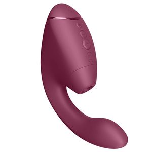 Подвійний вакуумний кліторальний стимулятор з вібрацією Womanizer Next Duo - Dusky Pink