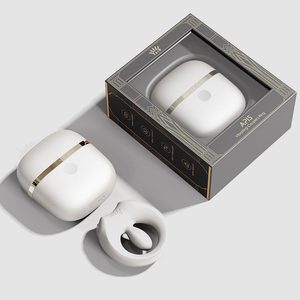 Ерекційне віброкільце Zalo Apis у футлярі, з додатком, біле, 6,3 × 3,2 см