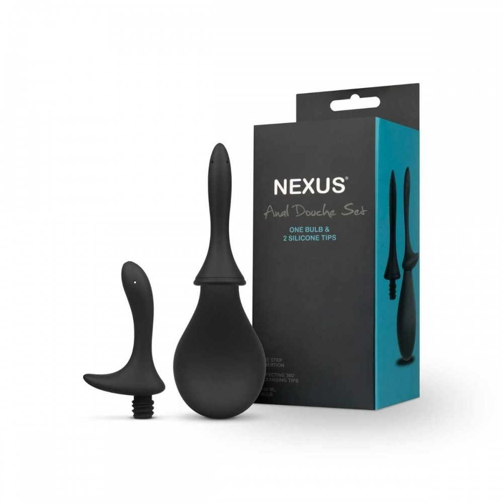 Анальний душ із двома насадками Nexus ANAL DOUCHE SET 260 ml
