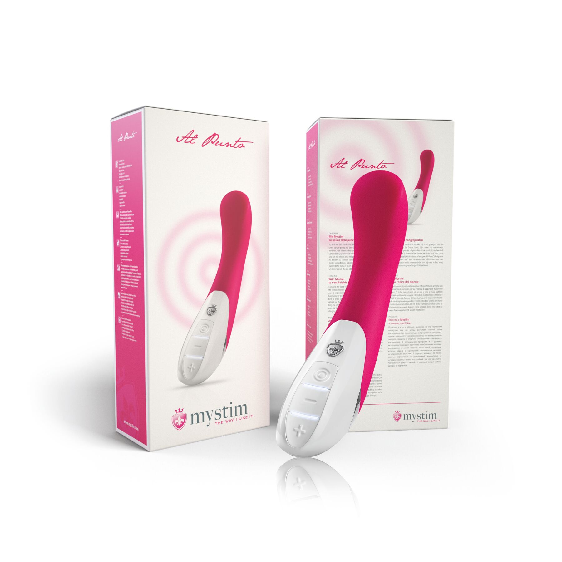 Вібратор Mystim Al Punto Pink