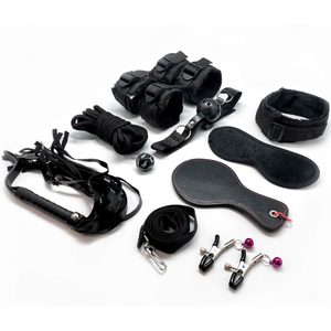 Набір для BDSM Alive FURY Black BDSM Kit, 10 предметів