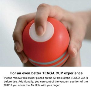 Мастурбатор Tenga US Soft Tube Cup (м’яка подушечка велика), стискальний, суперпотужне всмоктування