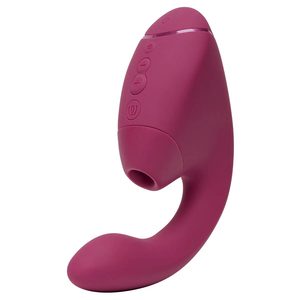 Подвійний вакуумний кліторальний стимулятор з вібрацією Womanizer Next Duo - Dusky Pink