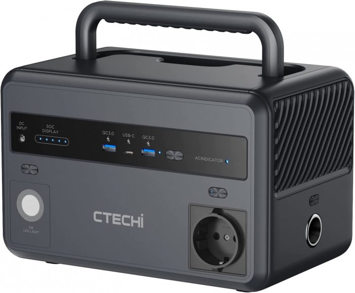 Портативна станція, електростанція для дому CTECHi 300Вт 93600мАч
