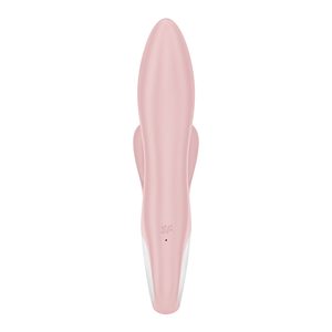 Вібратор-кролик надувний Satisfyer Air Pump Bunny 3, 12 режимів, подвійний відросток