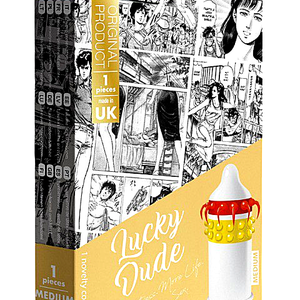 Презерватив з пружними кульками та вусиками EGZO Lucky Dude латексний