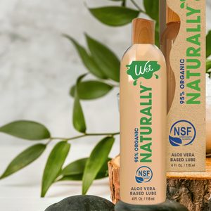 Лубрикант на водній основі Wet Naturally, екстракт алое, веганська формула (118 мл)