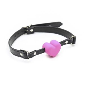 Кляп серце Silicone Luxury Fetish Pink