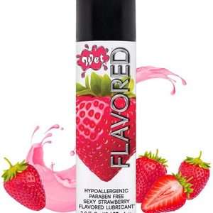ПРОБНИК/Лубрикант Wet Flavored Sexy Strawberry (соковита полуниця) 10 мл