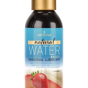 Змазка на водній основі Sensuva Natural Water-Based Strawberry (125мл) без гліцерину та парабенів