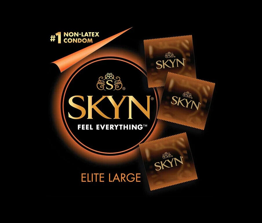 Безлатексні преміум-презервативи SKYN Large 10 шт, збільшений розмір