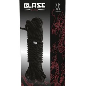 Мотузка для бондажу Dream Toys Blaze Deluxe чорна, 10 м