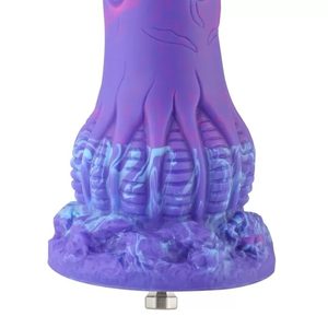 Фалоімітатор для секс-машин Hismith 7.48″ Silicone Dildo HSA140 Monster Series, система KlicLok