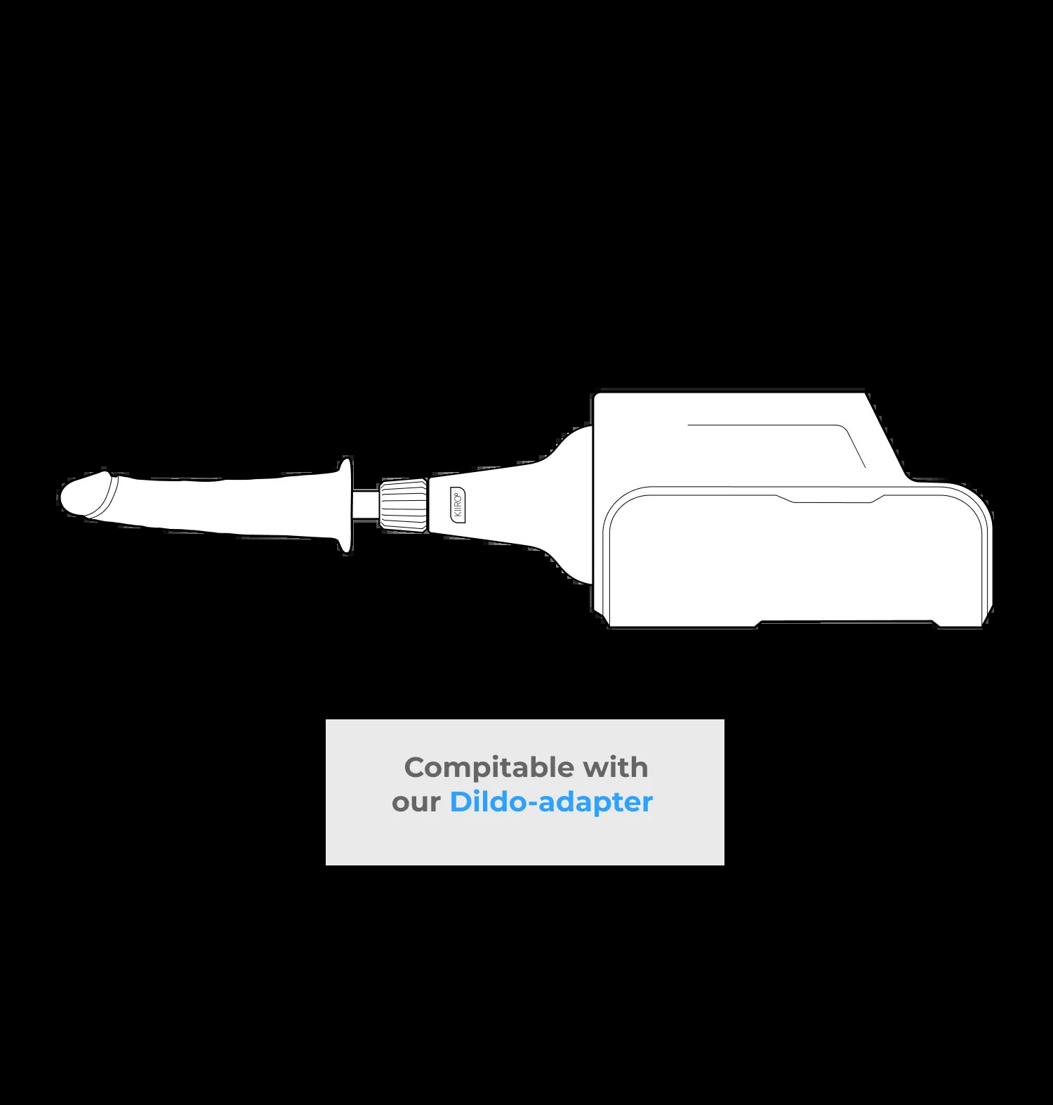 Фалоімітатор для Kiiroo Keon Vac-U-Lock Dildo