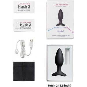 Анальна смарт-вібропробка Lovense Hush 2, розмір S