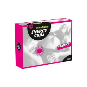 Збудливі капсули для жінок HOT ERO Energy Caps (ціна за упаковку, 5 капсул)
