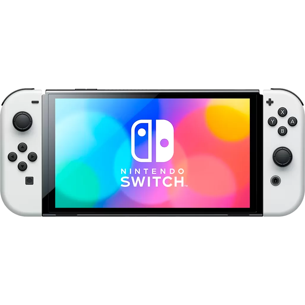 Портативна ігрова консоль Nintendo Switch OLED з білими Joy-Con