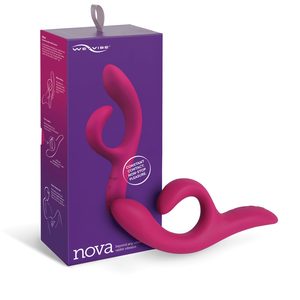 Смарт вібратор-кролик We-Vibe Nova Fuchsia, ергономічний, регульований кут нахилу стовбура