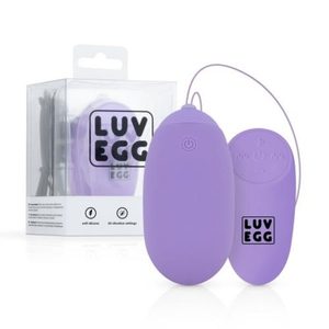 Вагінальне яйце з вібрацією та дистанційним пультом Luv Egg XL лілове