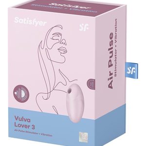 Вакуумний стимулятор з вібрацією Satisfyer Vulva Lover 3 Pink