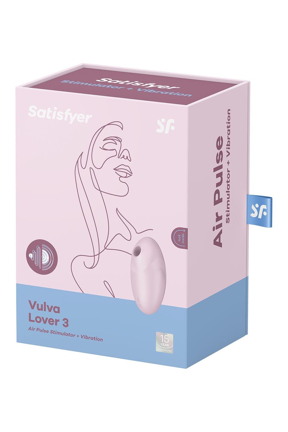 Вакуумний стимулятор з вібрацією Satisfyer Vulva Lover 3 Pink