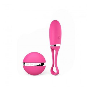 Віброяйце Dorcel Secret Delight Magenta з пультом ДК, з турборежимом і голосовим керуванням