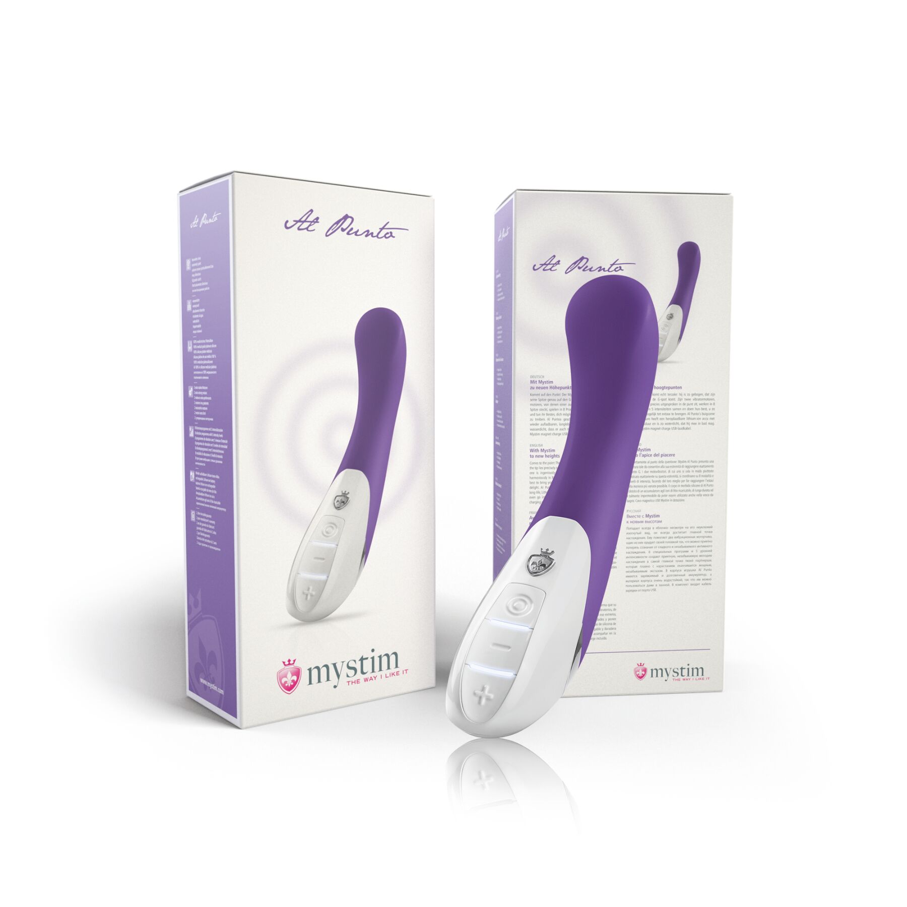 Вібратор Mystim Al Punto Purple