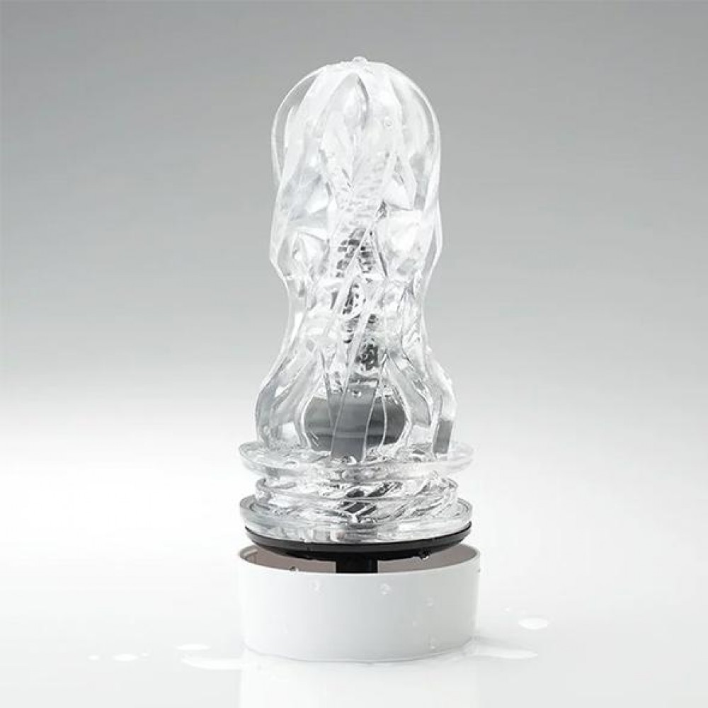 Мастурбатор Tenga - Aero Masturbator Silver, інноваційна технологія всмоктування