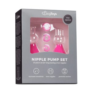 Вакуумні затискачі для сосків EasyToys Pink