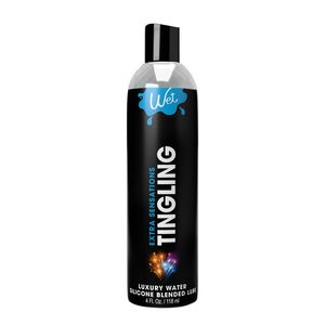 Охолоджувальний лубрикант на водно-силіконовій основі Wet Extra Sensations Tingling (118 мл)
