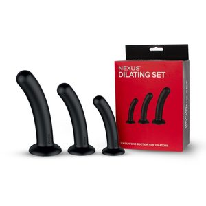 Набір дилдо Nexus Dilating Set (17 см, 15 см, 12,5 см)