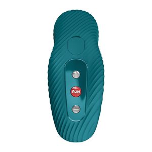 Накладний вібратор Fun Factory LAYA III Bottle Green, ефект постукування пальцем