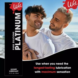 Лубрикант на силіконовій основі Wet Pure Silicone Platinum (236 мл)