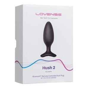 Анальна смарт-вібропробка Lovense Hush 2, розмір M