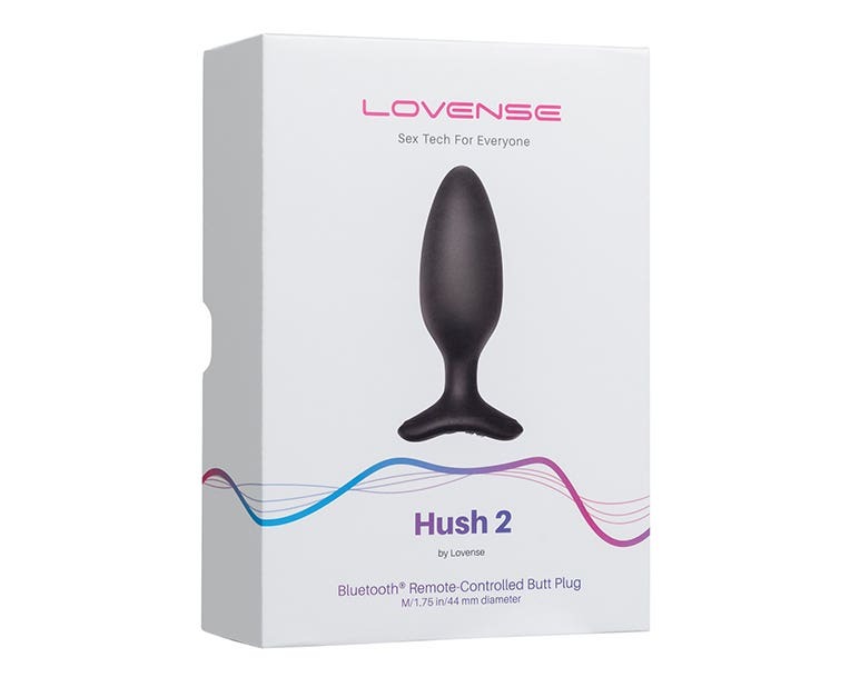 Анальна смарт-вібропробка Lovense Hush 2, розмір M