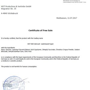 Органічний лубрикант на водній основі Hot Bio Lube Super, 100 мл