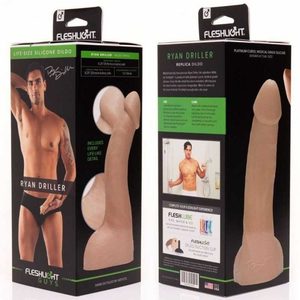 Фалоімітатор Fleshlight Guys: Ryan Driller Dildo, за зліпком пеніса порноактора
