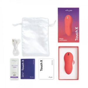Потужний мінівібромасажер Touch X Crave Coral by We-Vibe, зручно поєднувати з проникним сексом