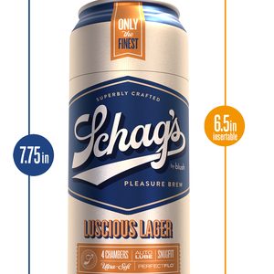 Мастурбатор – банка пива Blush Schag's Luscious Lager Masturbator Frosted, самозмащуваний, вакуум